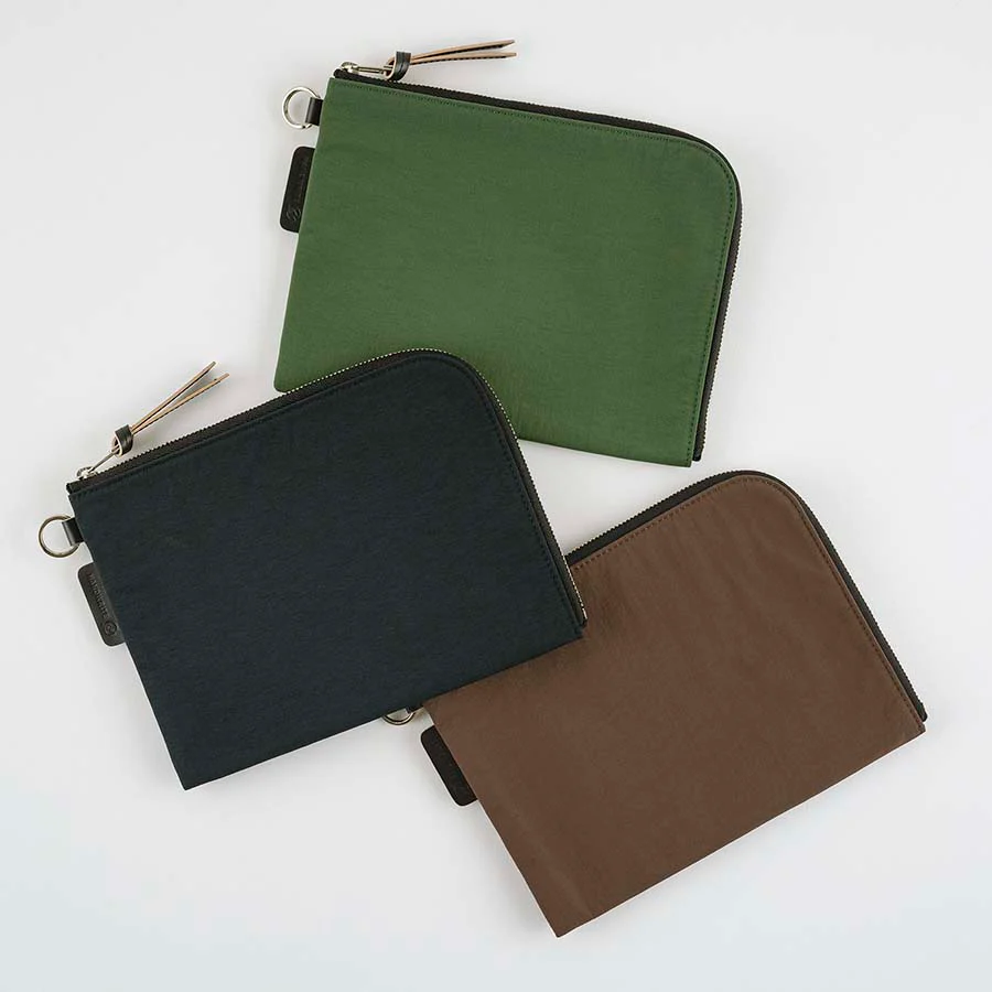 Hobonichi | Estuche Tragen Flat Pouch A6 Green - Image 7