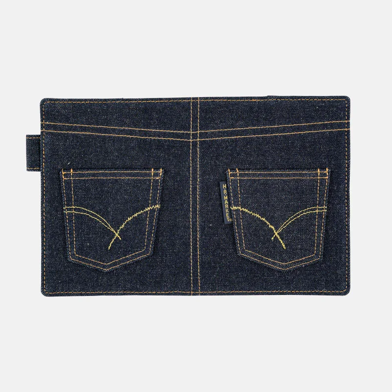 Hobonichi | Funda 5 Years A6 Hollywood Ranch Market: Indigo Jeans Pocket - Image 3