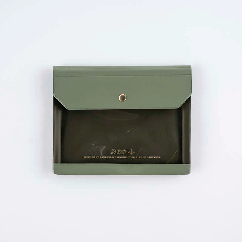 Hobonichi | Funda Carpeta Alettone A6 Olive - Image 3