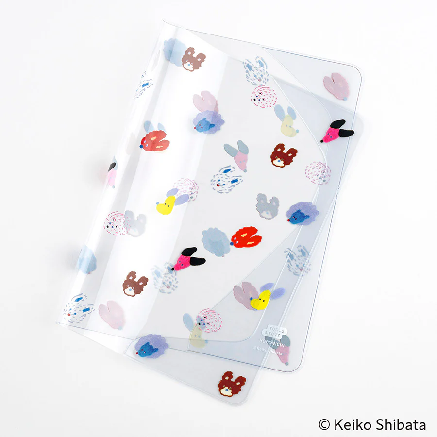 Hobonichi | Funda Cover on Cover A5 Keiko Shibata (Dog Ears Fluttering in the Wind) - Image 3
