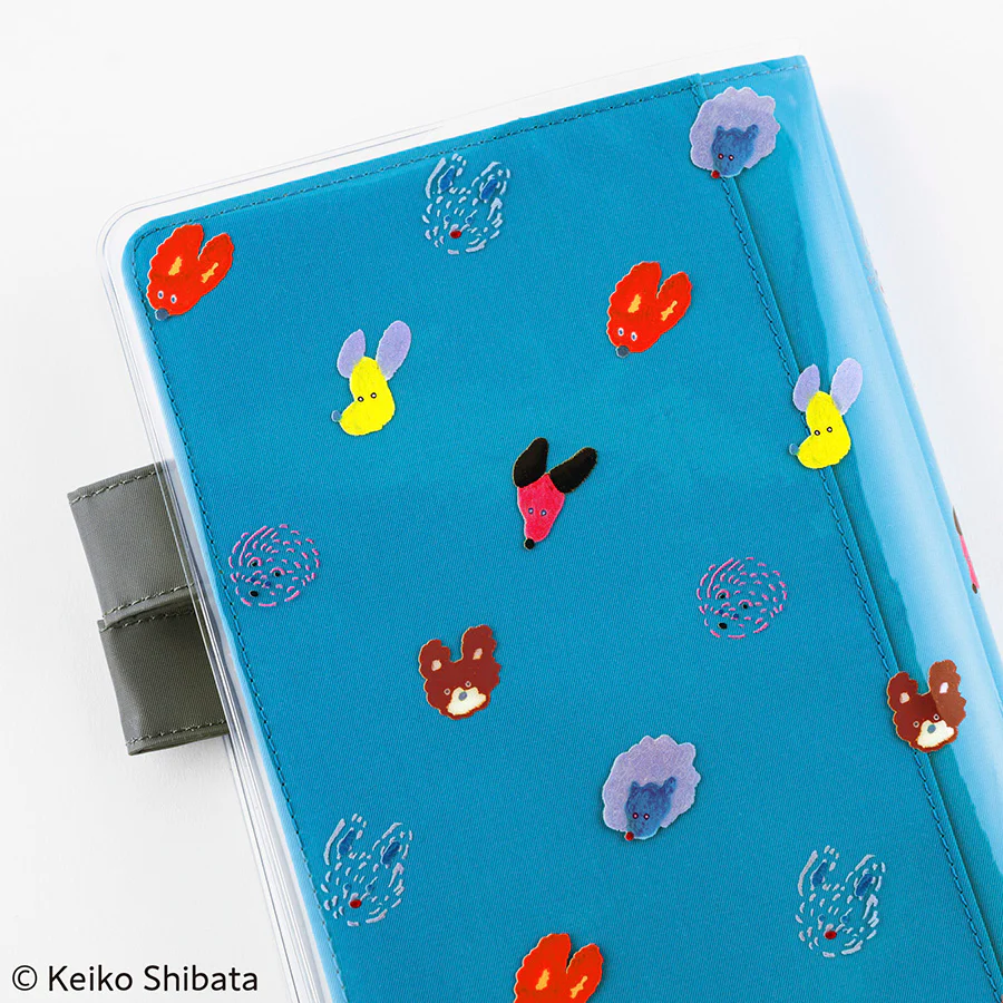 Hobonichi | Funda Cover on Cover A5 Keiko Shibata (Dog Ears Fluttering in the Wind) - Image 5