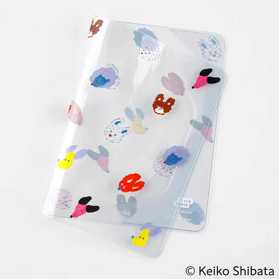 Hobonichi | Funda Cover on Cover A6 Keiko Shibata (Dog Ears Fluttering in the Wind) - Image 3