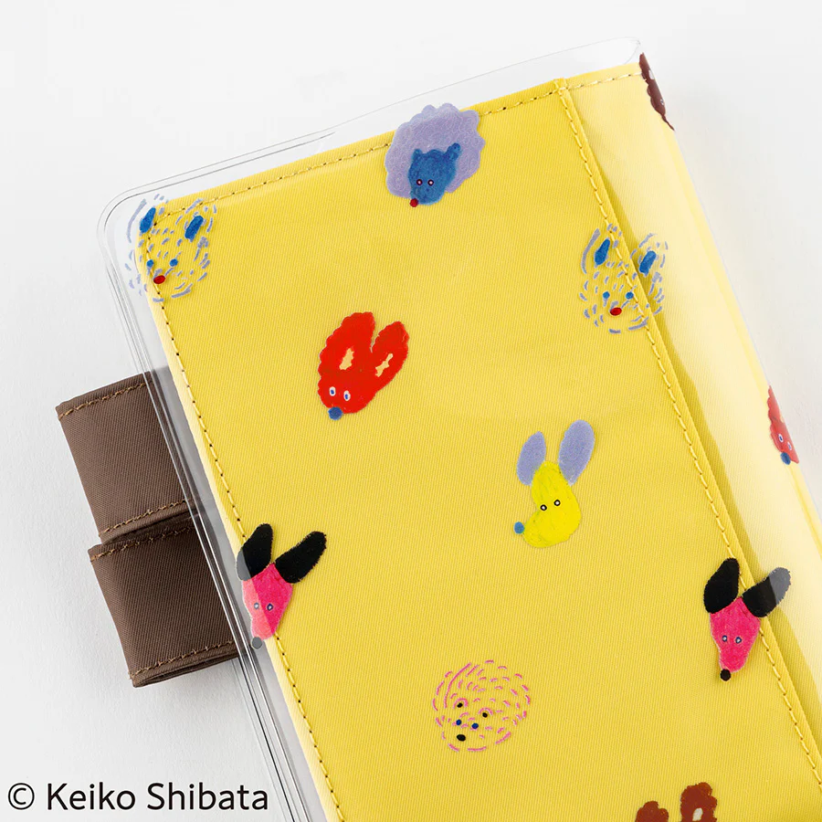 Hobonichi | Funda Cover on Cover A6 Keiko Shibata (Dog Ears Fluttering in the Wind) - Image 5