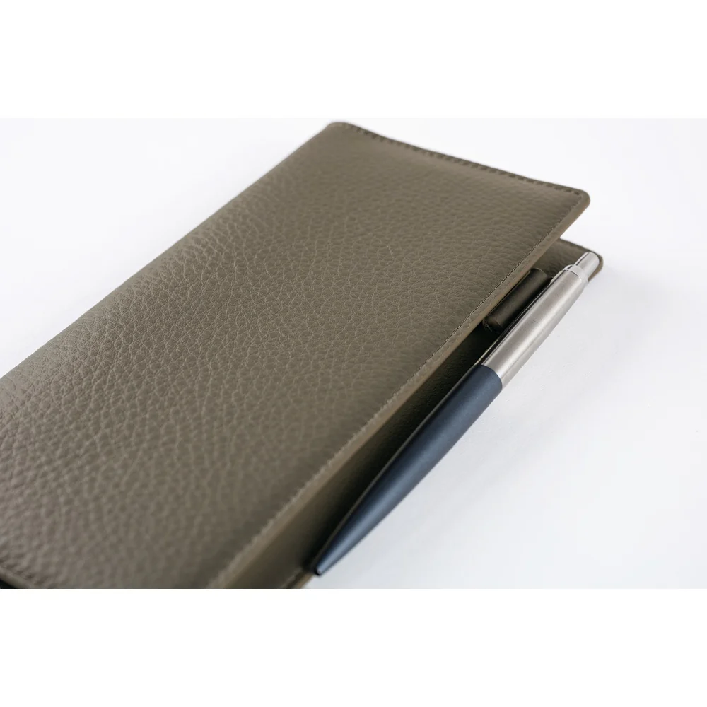 Hobonichi | Funda Hobonichi Weeks Leather: Taut (Gray & Light Blue) - Image 5