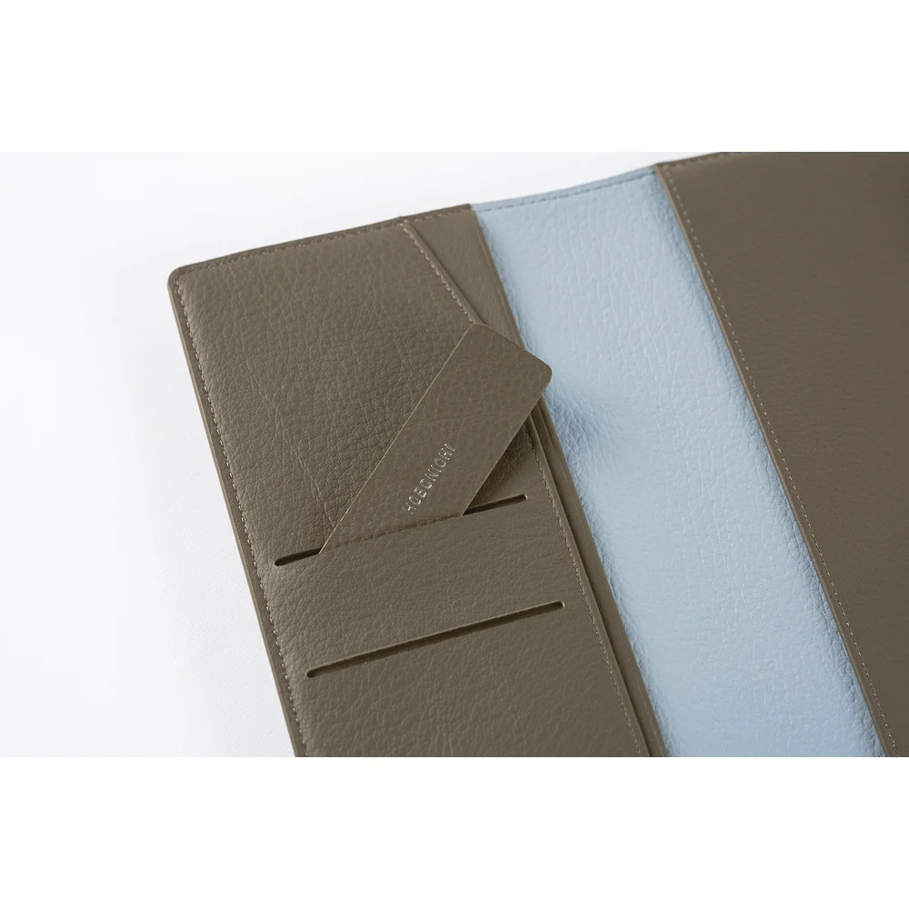 Hobonichi | Funda Hobonichi Weeks Leather: Taut (Gray & Light Blue) - Image 6