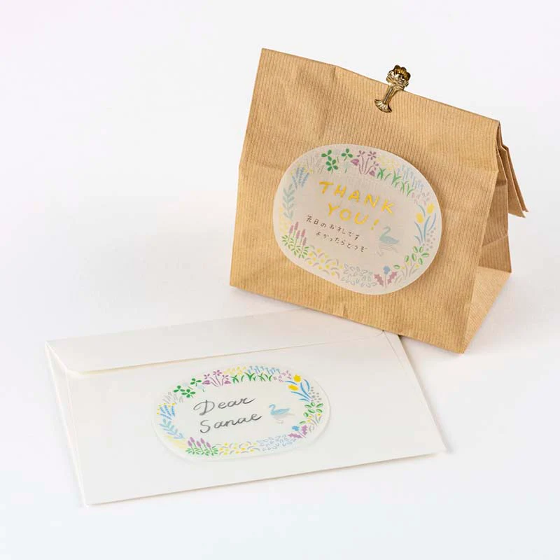 Hobonichi | Notas Adhesivas Transparentes Yuri Sanae (Forest Lake) - Image 4