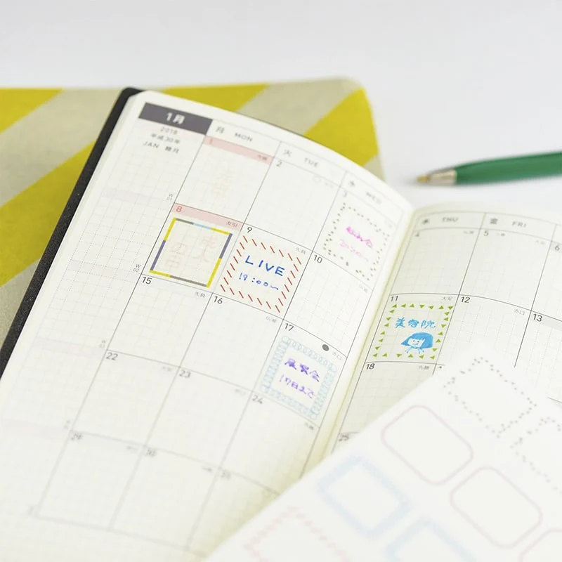 Hobonichi | Pegatinas Frame para Fechas - Image 4