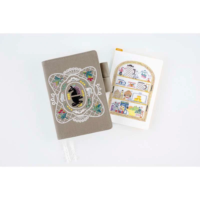 Hobonichi | Plantilla de Escritura Pencil Board A6 Iyo Okumi: Happy Tea Time - Teapot Shelf - Image 4