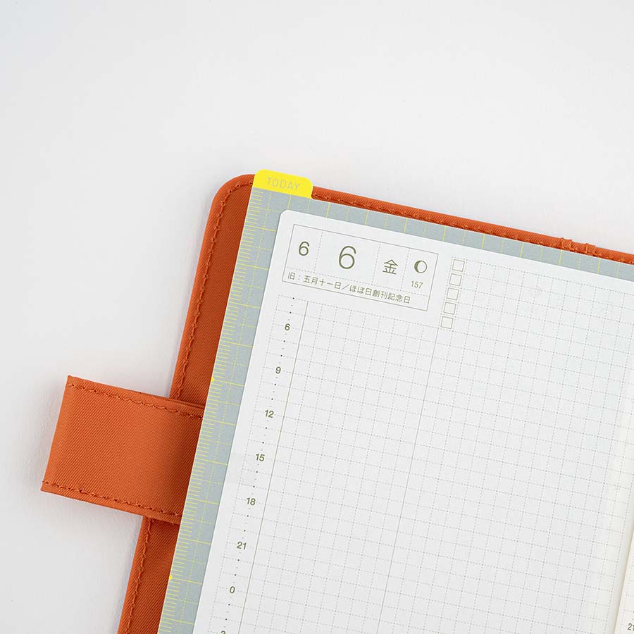 Hobonichi | Plantilla de Escritura Pencil Board Weeks Ice Gray x Yellow - Image 3