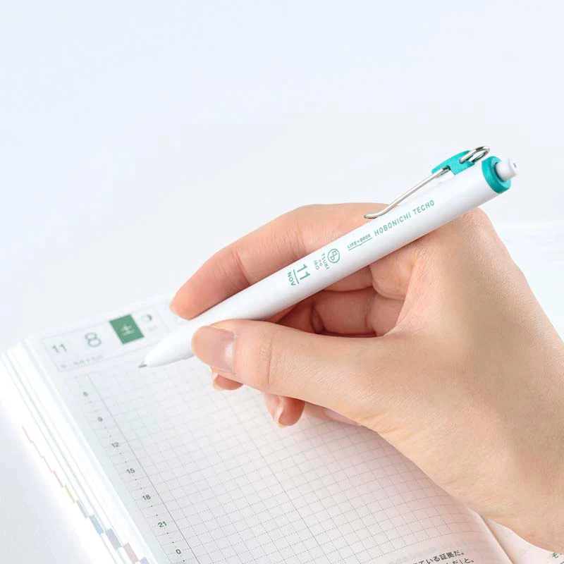 Hobonichi | Set de Bolígrafos con Funda TSUKI no IRO: Uniball One - July-Dec - Image 4