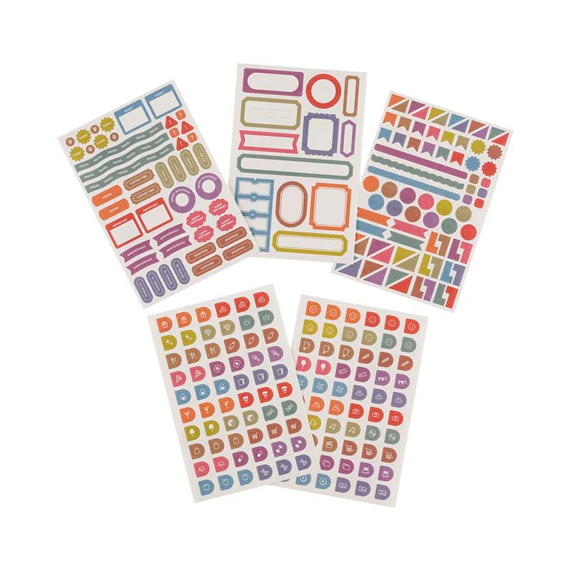 Hobonichi | Set de Pegatinas TSUKI no IRO Schedule - Image 2