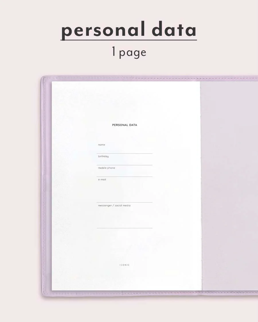 Iconic | Agenda The Planner L 2026 Steel Blue (Mensual) - Image 14