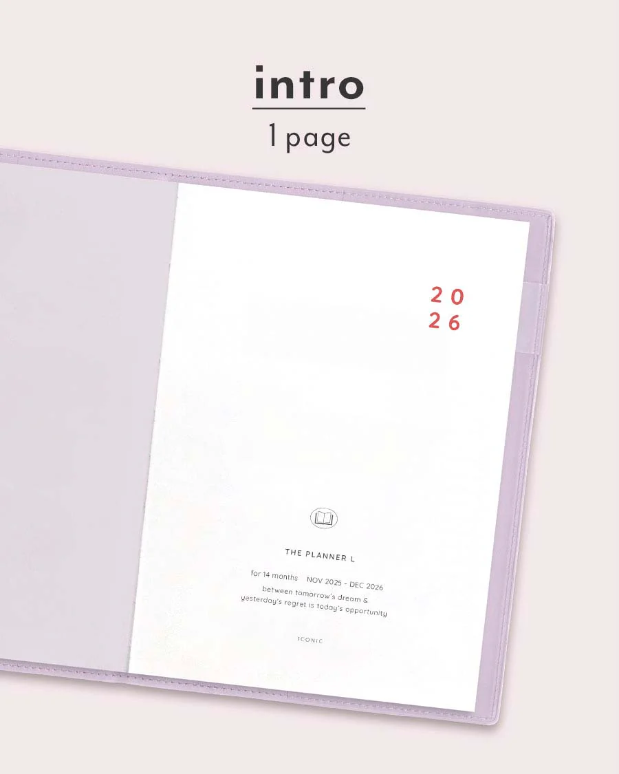 Iconic | Agenda The Planner L 2026 Steel Blue (Mensual) - Image 6