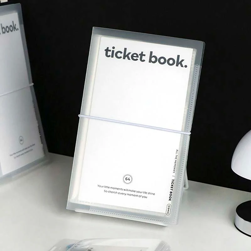 Iconic | Álbum de Tickets Collect Ticket Book White