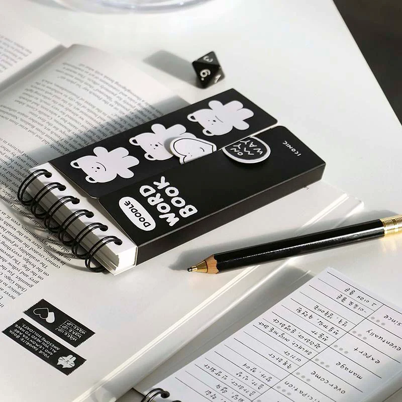 Iconic | Cuaderno de Vocabulario Doodle Black - Image 2