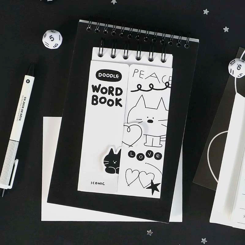 Iconic | Cuaderno de Vocabulario Doodle White - Image 2