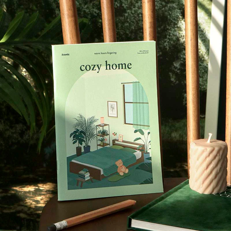 Iconic | Cuaderno Haru A5 Cozy Home (Rayas) - Image 2