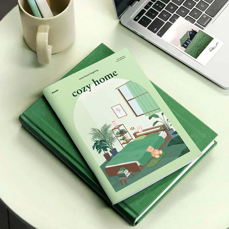 Iconic | Cuaderno Haru A5 Cozy Home (Rayas) - Image 3