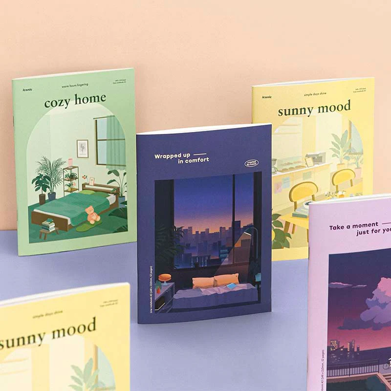 Iconic | Cuaderno Haru A5 Cozy Home (Rayas) - Image 9