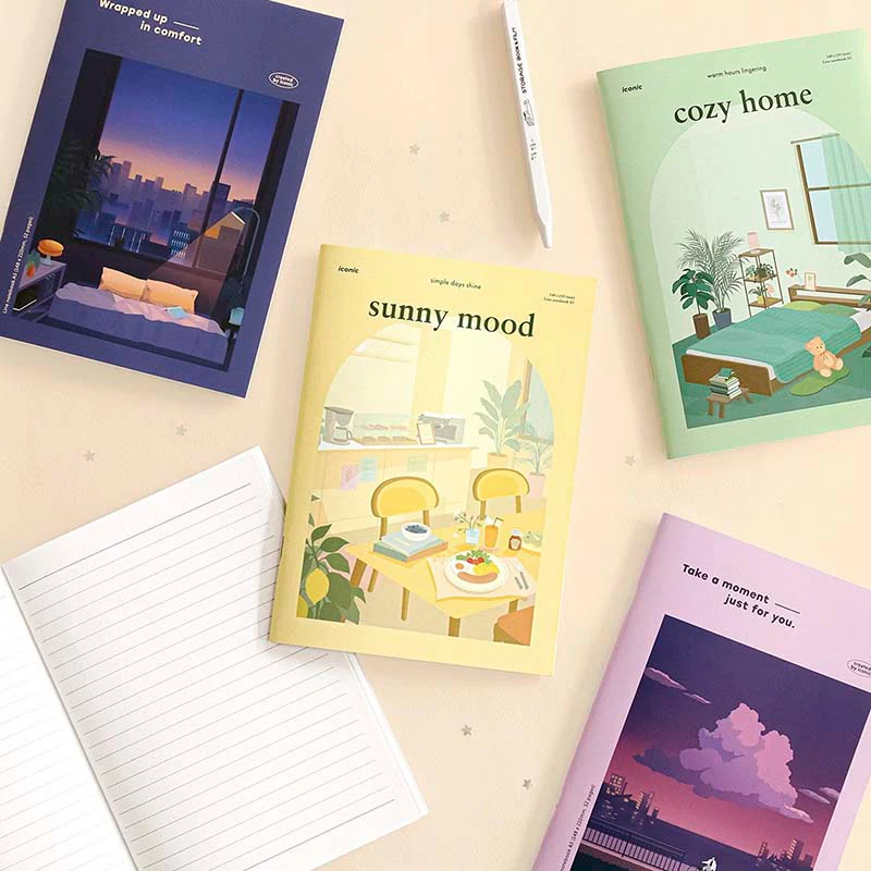 Iconic | Cuaderno Haru A5 Cozy Home (Rayas) - Image 10