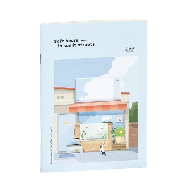 Iconic | Cuaderno lsangjip A5 Soft Hours (Rayas)