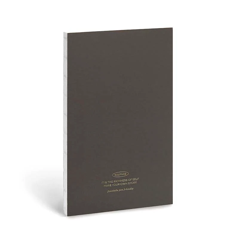 Iconic | Cuaderno Solitude B6 Ash Brown (Rayas)