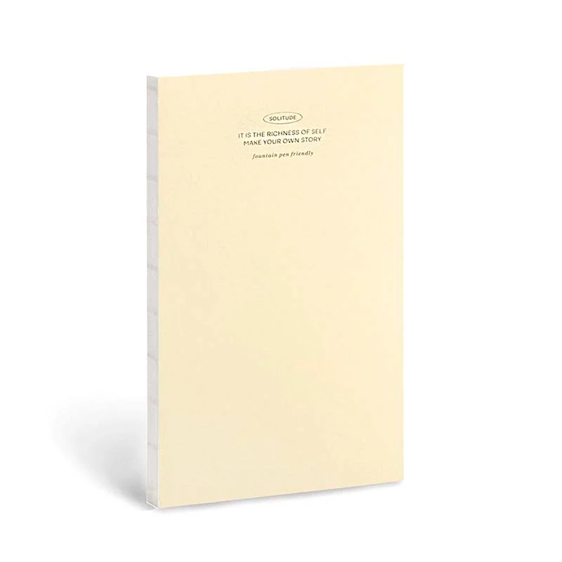 Iconic | Cuaderno Solitude B6 Lemon Icing (Cuadros)