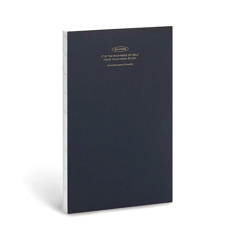 Iconic | Cuaderno Solitude B6 Navy (Cuadros)