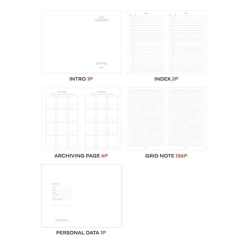 Iconic | Cuaderno Solitude B6 Powder Blue (Cuadros) - Image 4