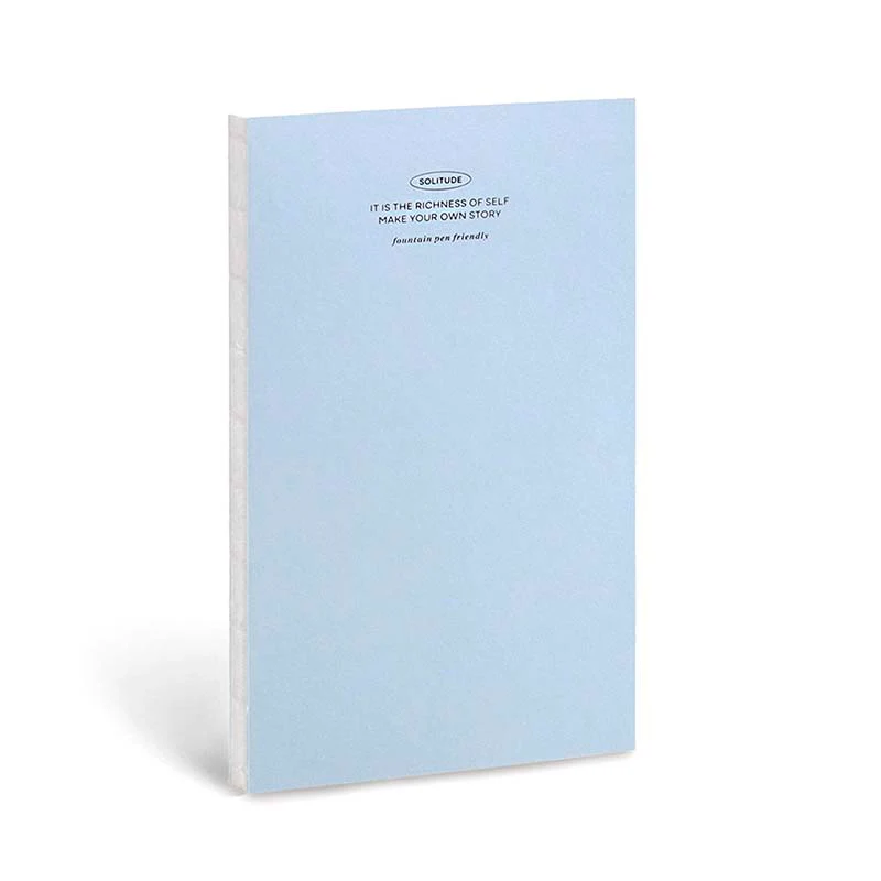 Iconic | Cuaderno Solitude B6 Powder Blue (Cuadros)