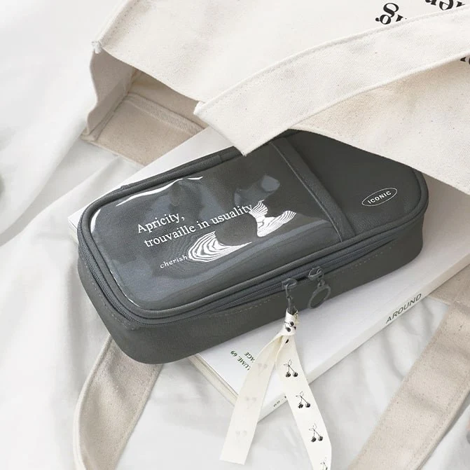 Iconic | Estuche Cottony Grand Charcoal - Image 4