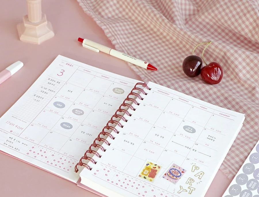 Iconic | Planificador de Estudio Hey Day Pink - Image 13