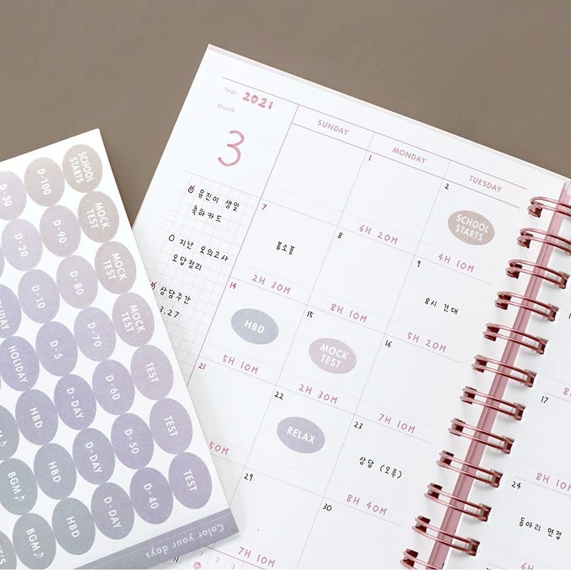 Iconic | Planificador de Estudio Hey Day Pink - Image 5