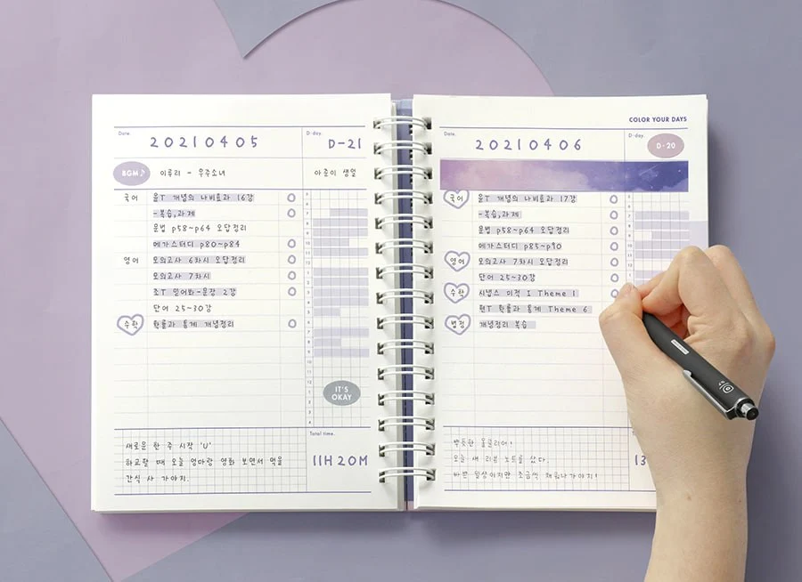 Iconic | Planificador de Estudio Hey Day Pink - Image 8