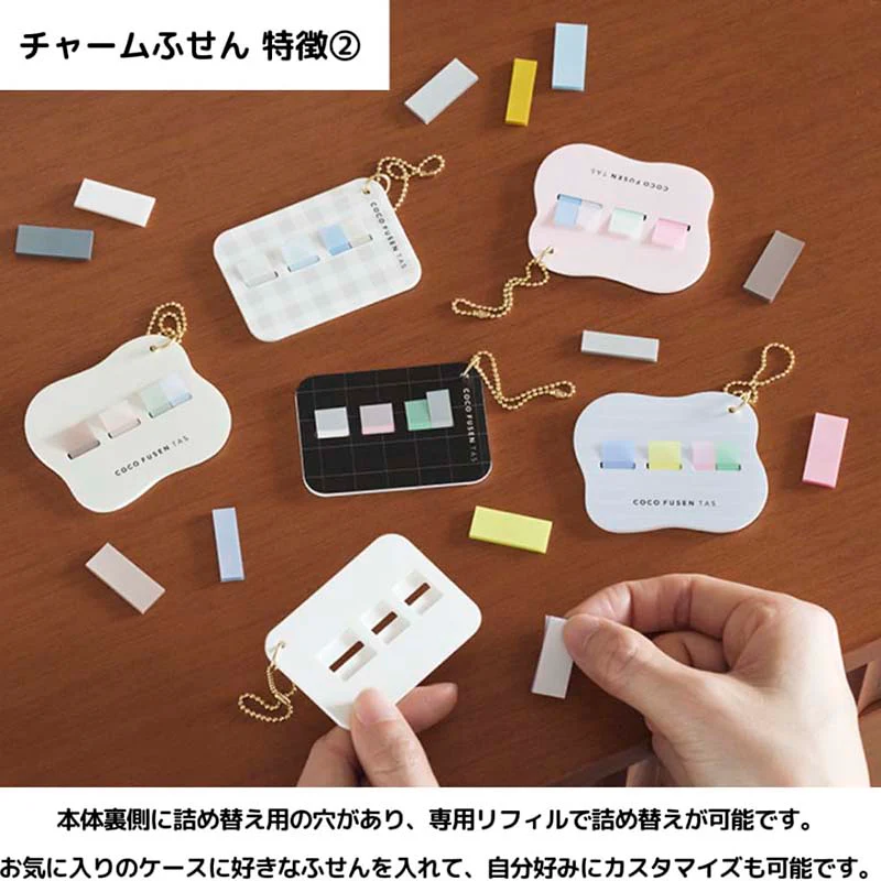 Kanmido | Macapáginas Coco Fusen Tas Square White Gray - Image 3