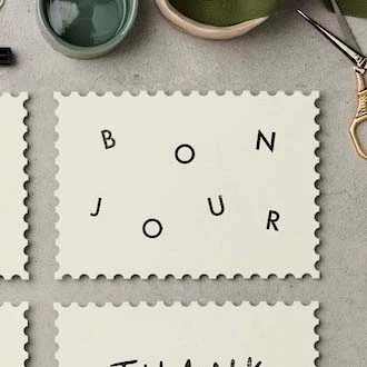 Katie Leamon | Postal 2025 Bon Jour