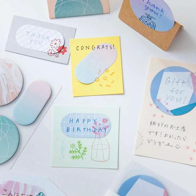 King Jim | Notas Adhesivas HITOTOKI Coffret Lagoon Blue - Image 6