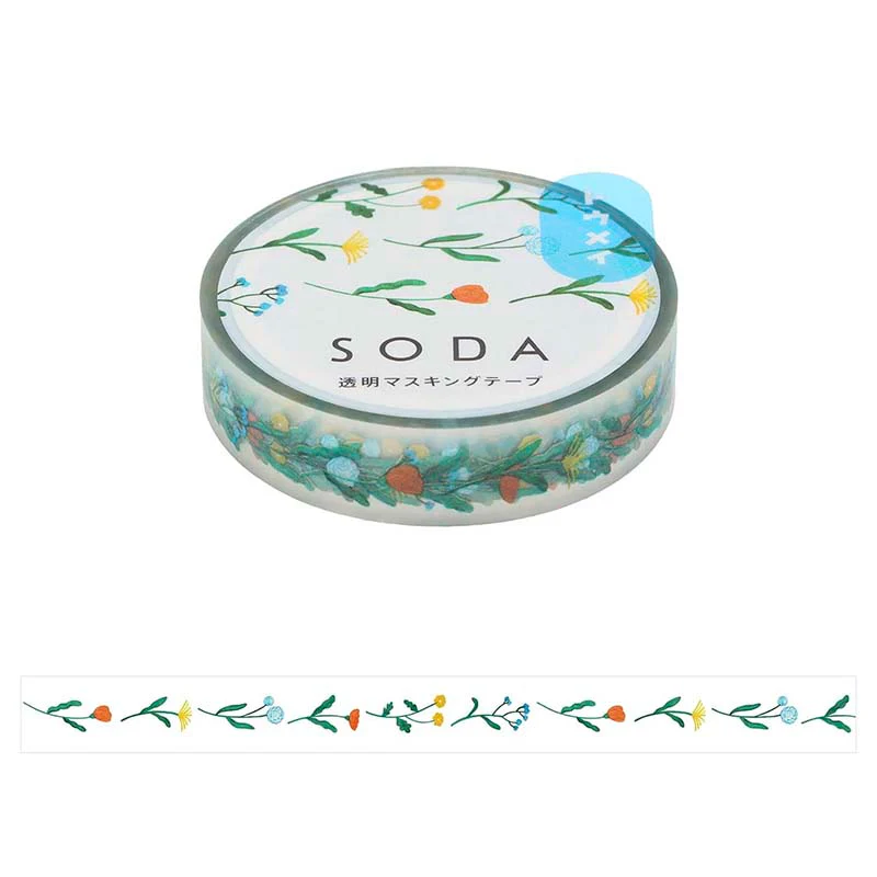 King Jim | SODA Transparent Pet Tape Flower (10mm)