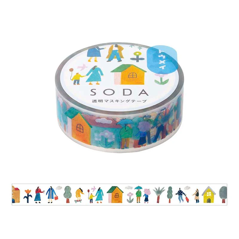 King Jim | SODA Transparent Pet Tape Life (15mm)