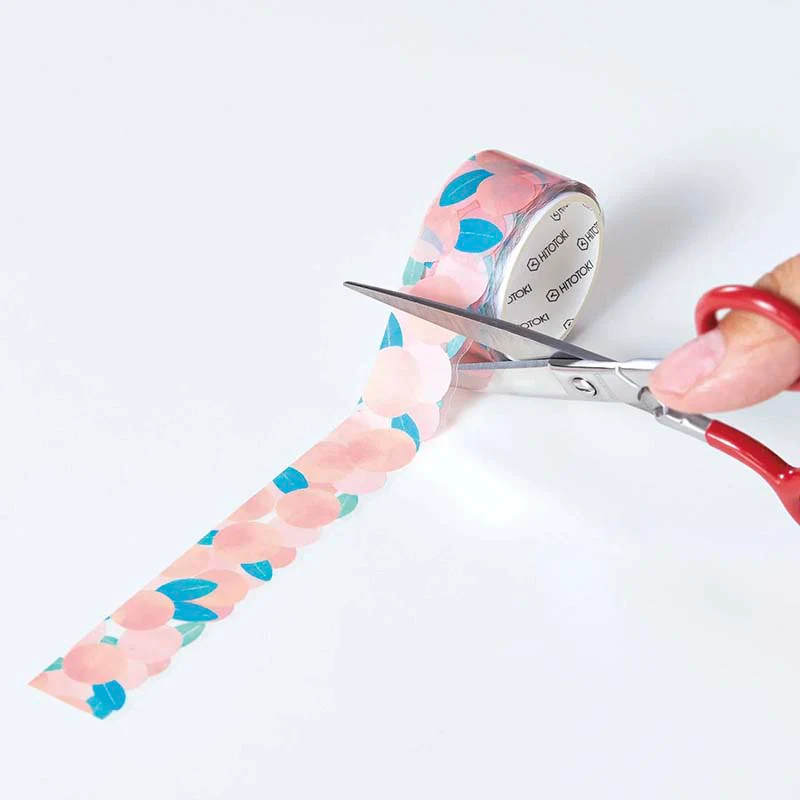 King Jim | SODA Transparent Pet Tape Peach (20mm) - Image 4