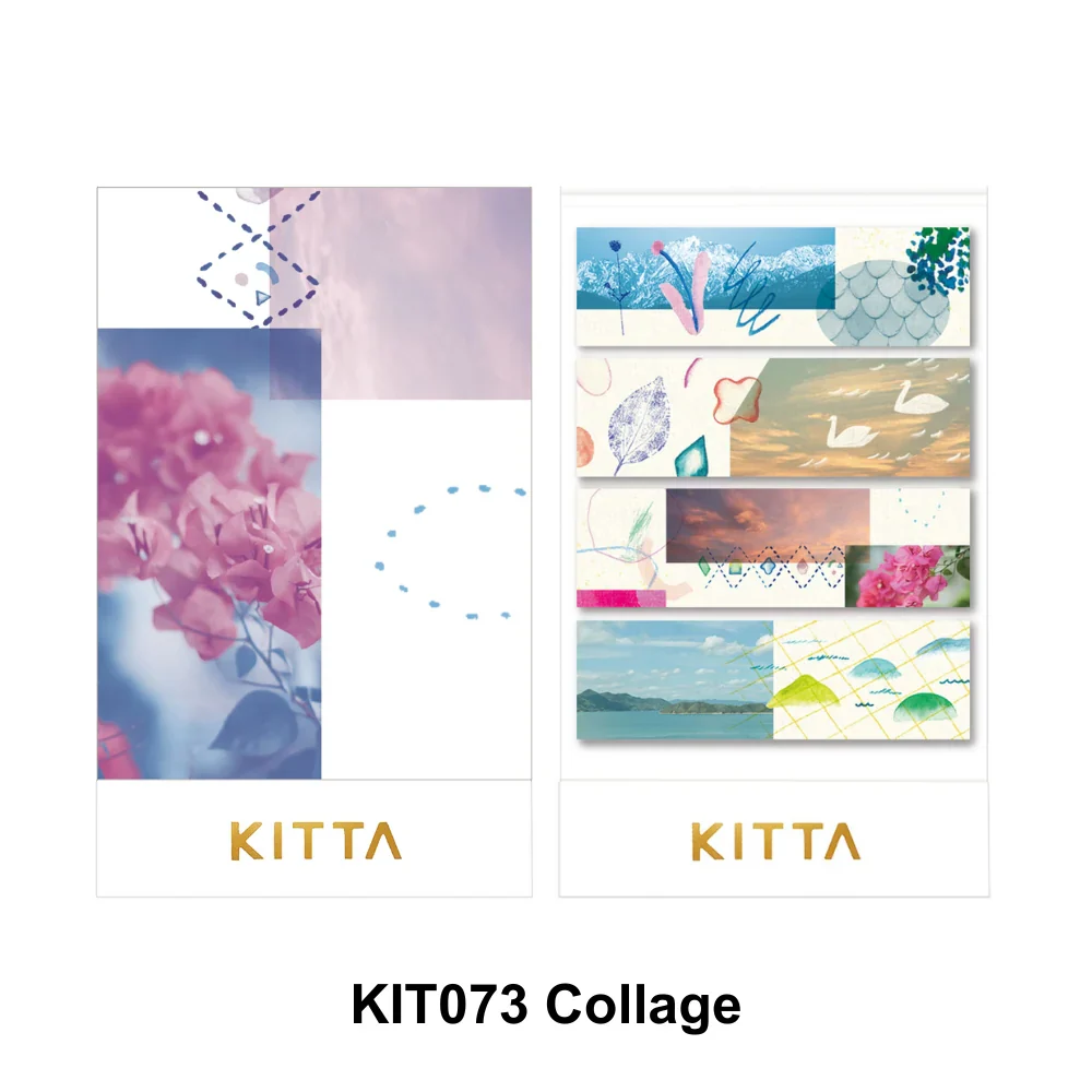 King Jim | Washi Tape Precortado KITTA Basic Collage - Image 3