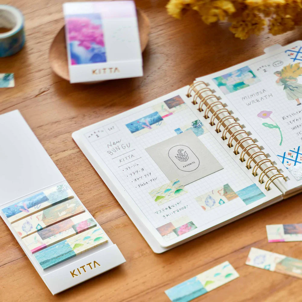 King Jim | Washi Tape Precortado KITTA Basic Collage - Image 4