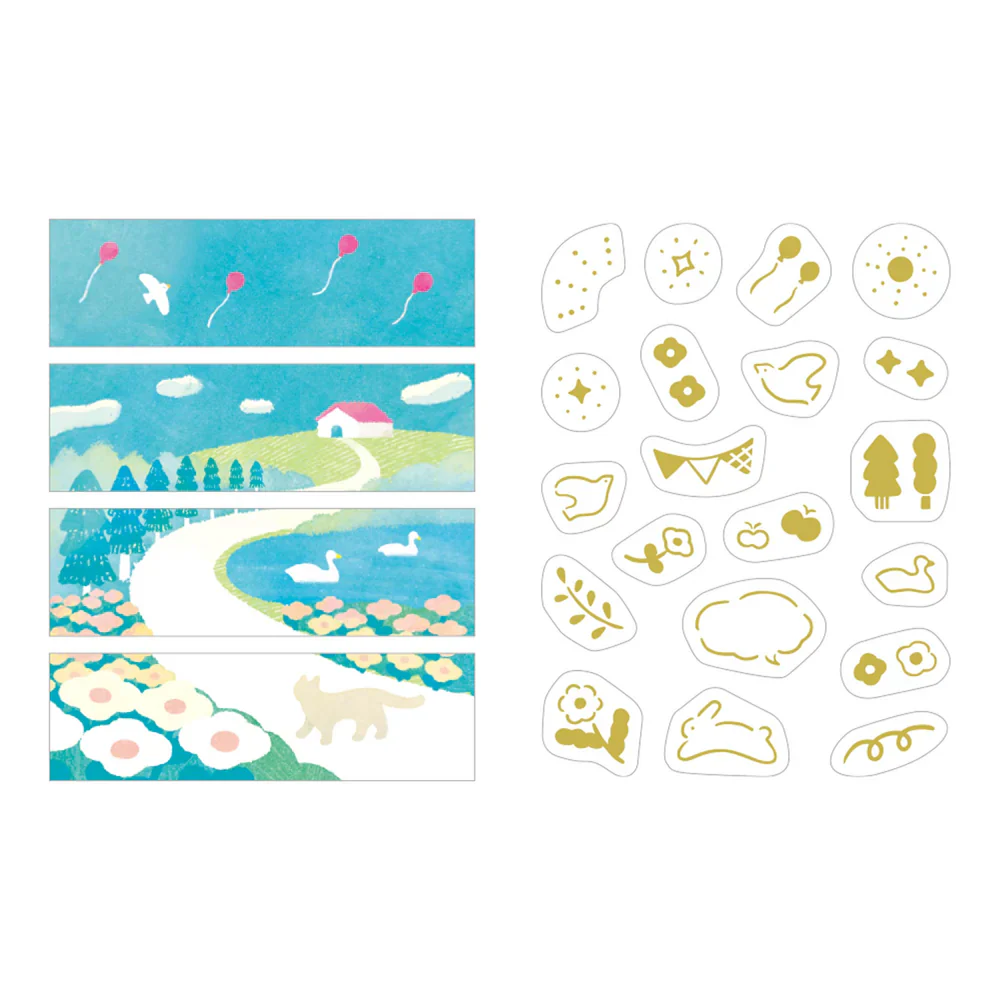 King Jim | Washi Tape Precortado KITTA Collage Hill - Image 3