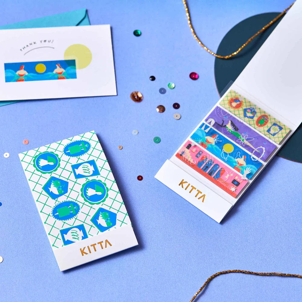 King Jim | Washi Tape Precortado KITTA Collage Planet - Image 5