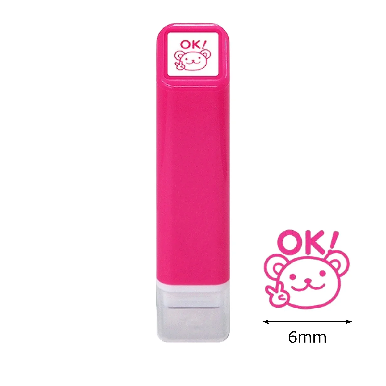 Kodomo No Kao | Mini Sello Entintado OK Oso - Image 3