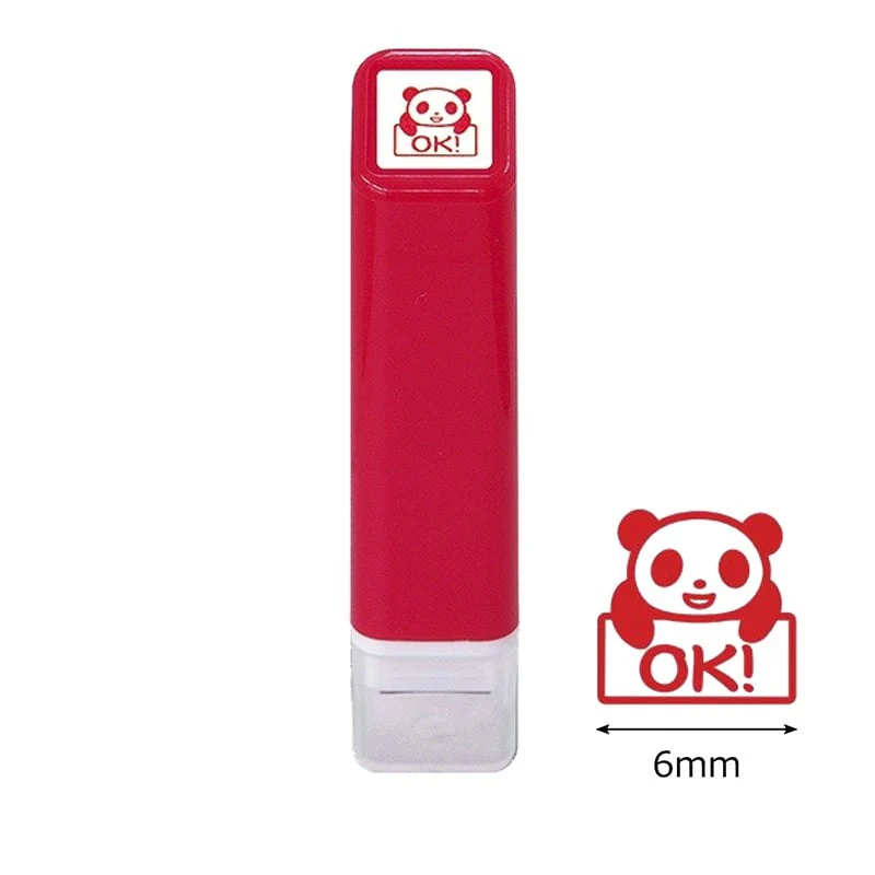 Kodomo No Kao | Mini Sello Entintado Panda Ok - Image 2