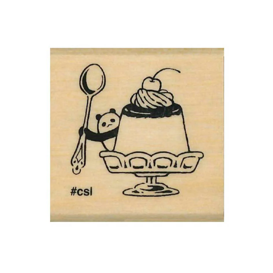Kodomo No Kao | Sello I Love Stamp Panda Pudding