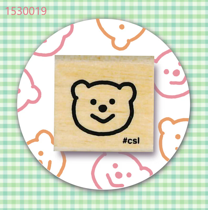 Kodomo No Kao | Sello Mini I Love Stamp Smiley Bear - Image 5