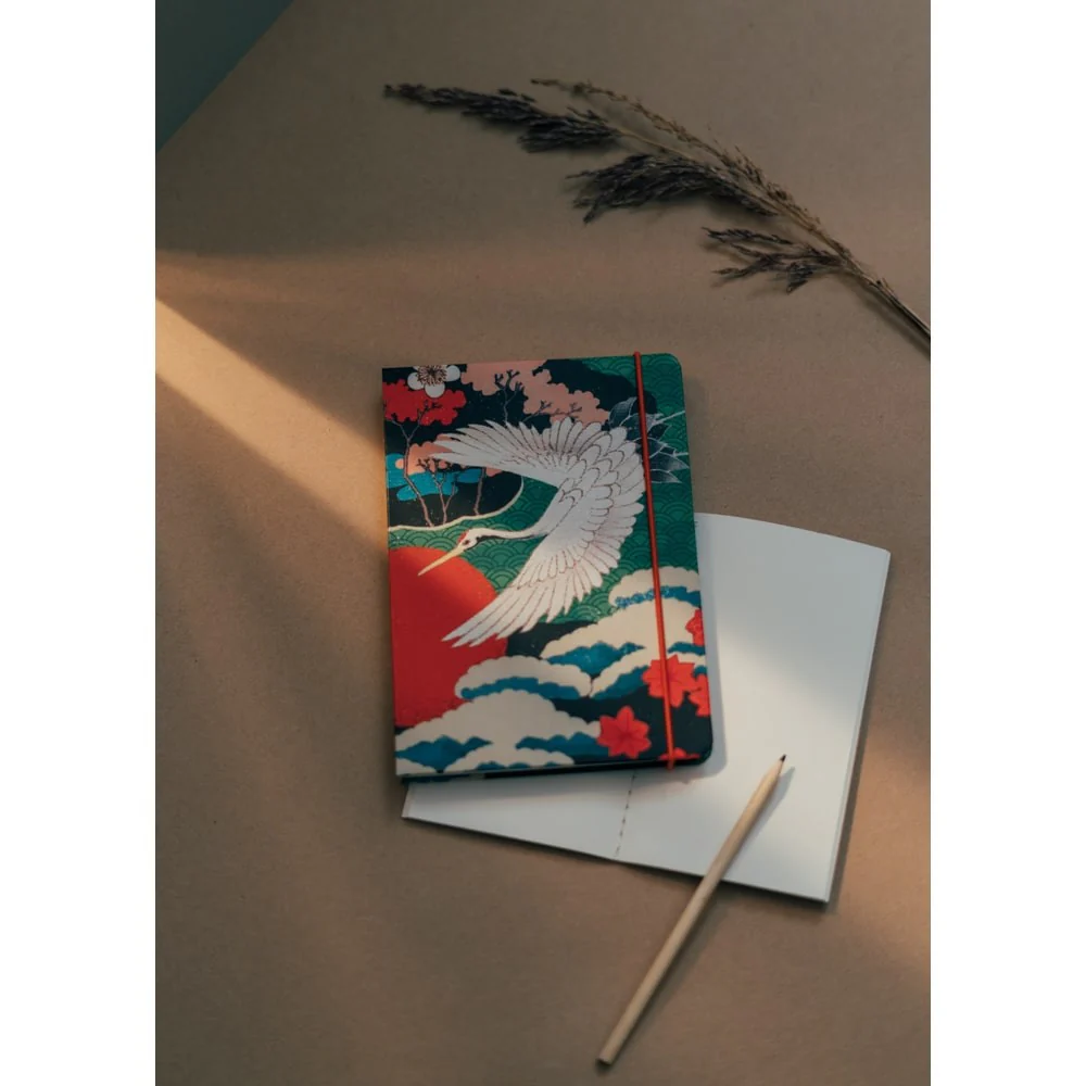 Kokonote | Cuaderno Artesanal A5 Japanese Crane - Image 5
