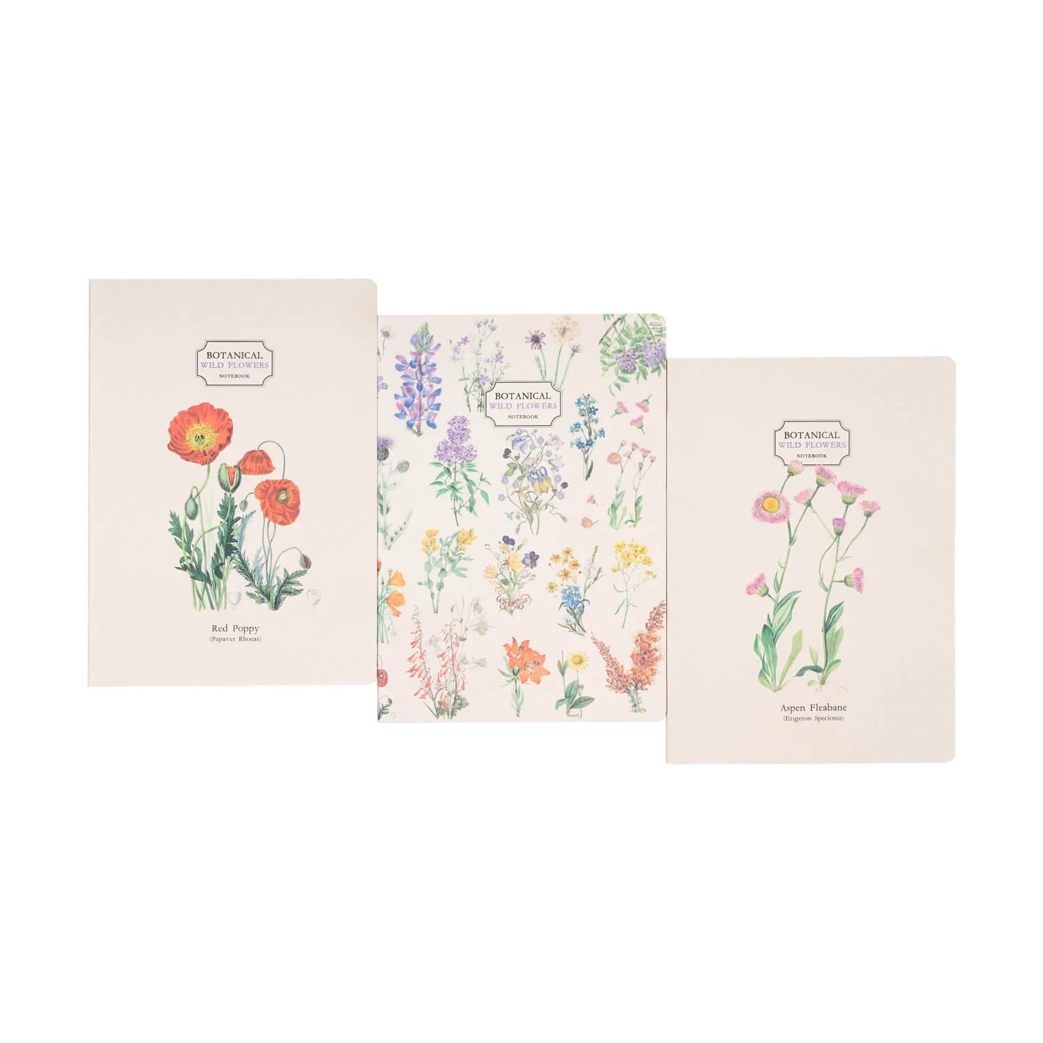 Kokonote | Pack de 3 Cuadernos A5 Botanical Wild Flowers - Image 2